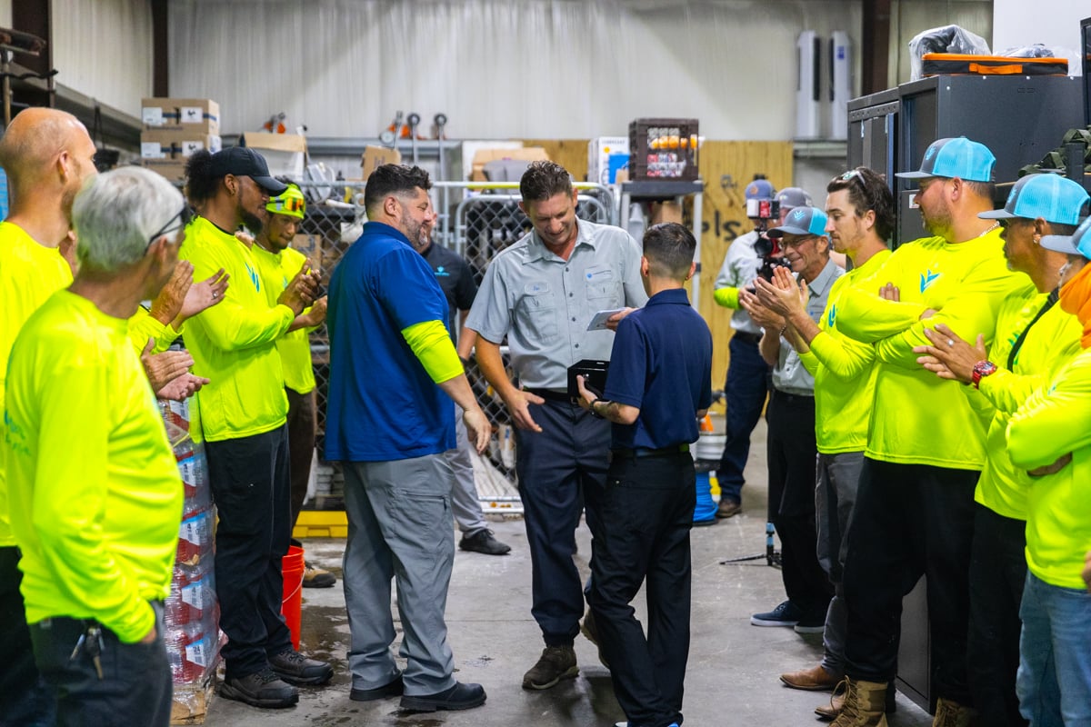 crew meeting training team shop 9