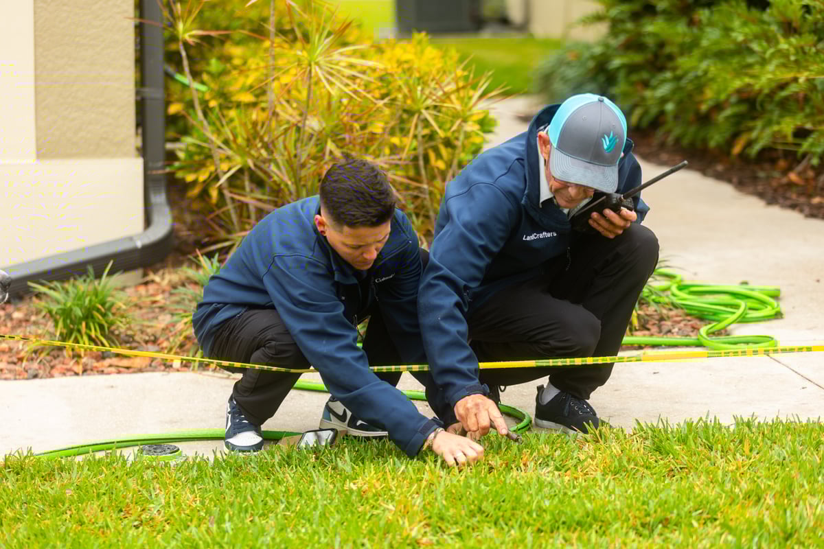 irrigation account manager inspection sprinkler