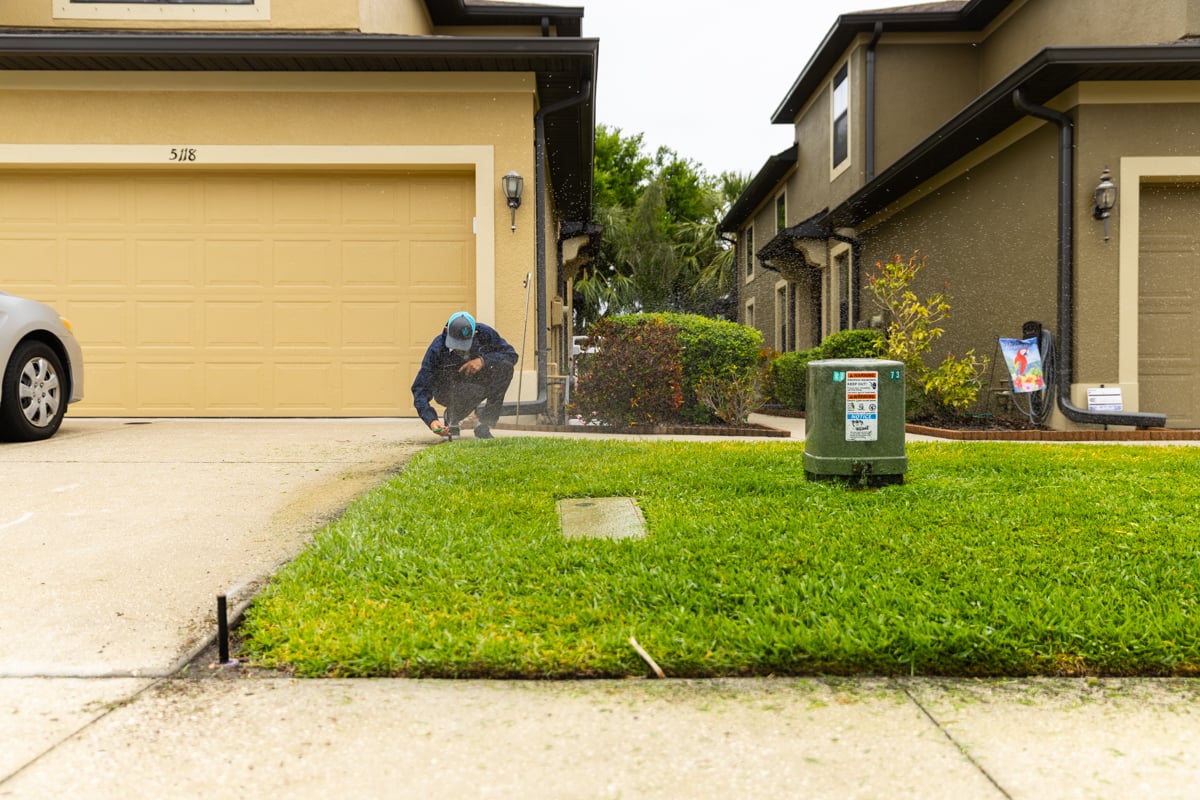 irrigation tech repair sprinkler lawn 3