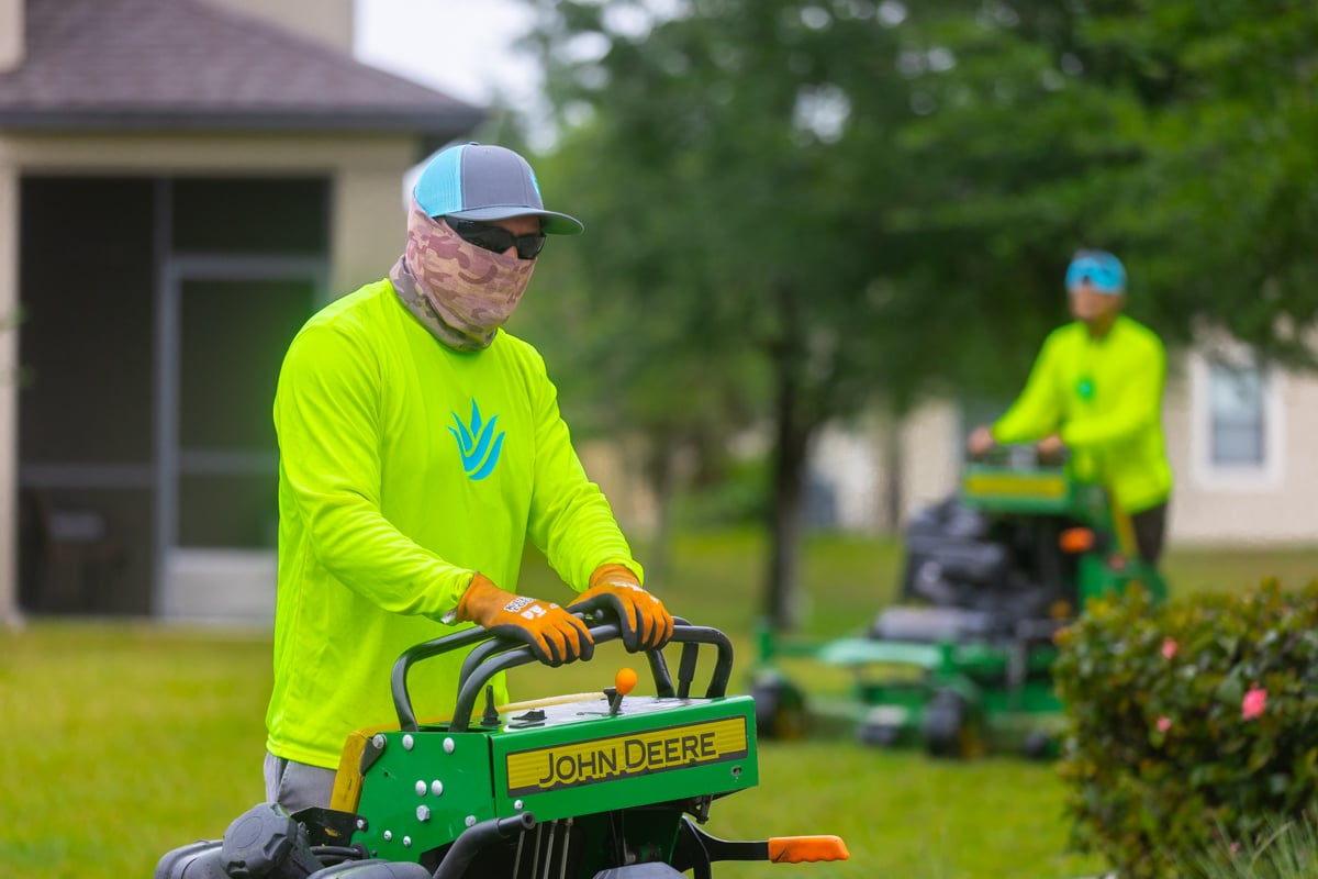 mow crew commercial community hoa lawn mower grass maintenance detail
