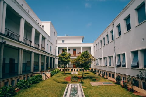 outdoor common area