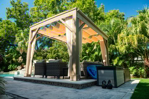 residential landscape patio landscape beds 1